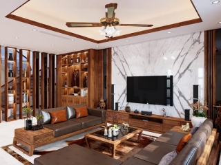 Thi công nội thất phòng khách
