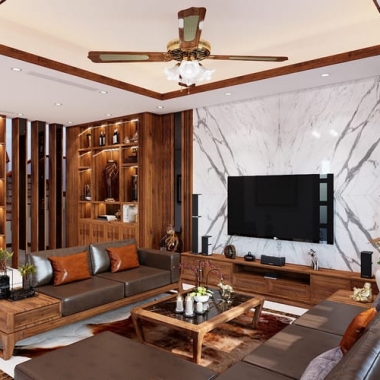 Thi công nội thất phòng khách
