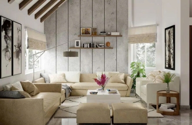 4+ Mẫu thiết kế nội thất phòng khách đẹp, hiện đại 2025